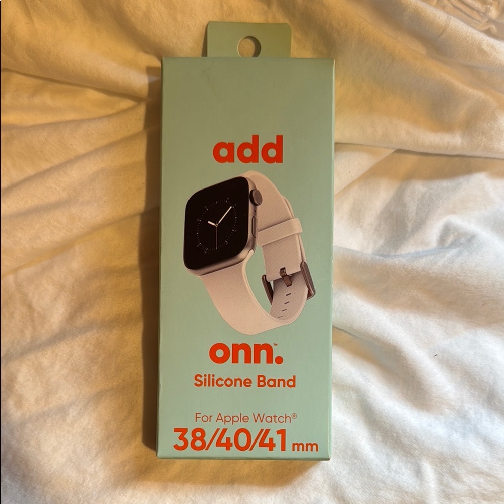 Onn Silicone Band for Apple Watch - Cream